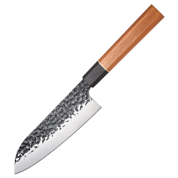 7-Pc Hand Forged High Carbon Steel Kitchen Knife Set - Image 5