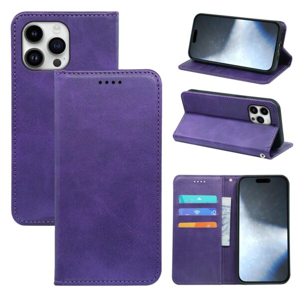 iPhone 15 Pro Max Leather Wallet Case - Flip Cover - Image 8