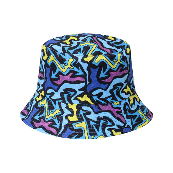 Patterned Bucket Hat with Custom Logo & Brand Label - Image 8