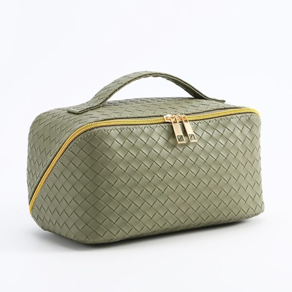 Custom Purple Waterproof Cotton Travel Makeup Case - Image 8
