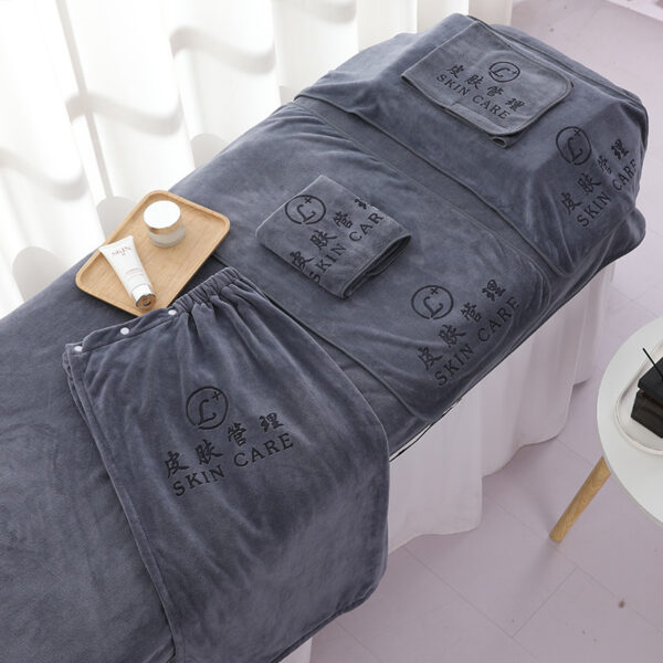 Custom Embroidery Microfiber Spa Towel Set - Image 6