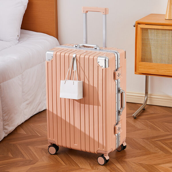20" Aluminum Luggage with Cup Holder & Lock - Image 7
