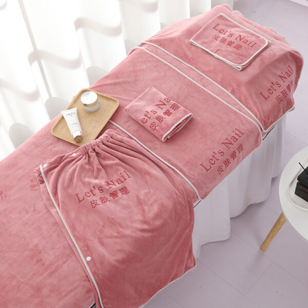Custom Embroidery Microfiber Spa Towel Set - Image 5