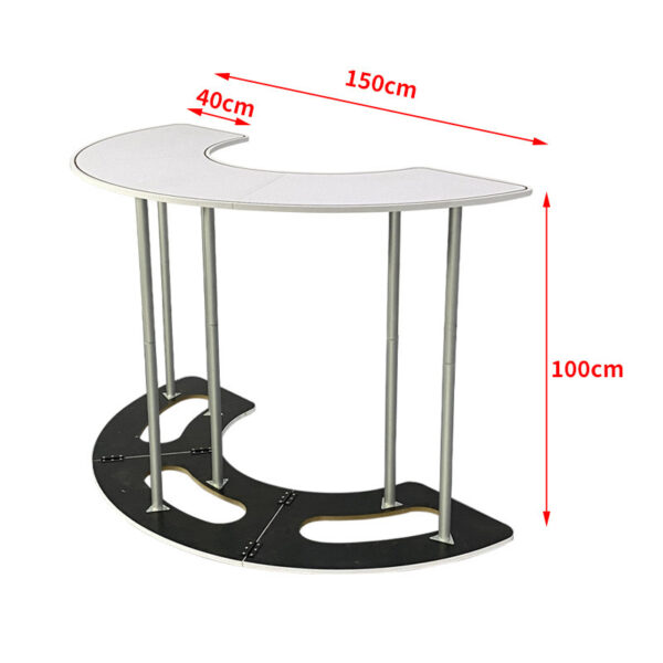 LED Lift Desk: Folding, Luminous, Customizable Sales Booth - Image 9