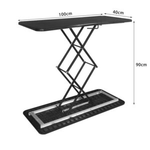 Portable exhibition tension fabric aluminum promotion counter table trade show counter