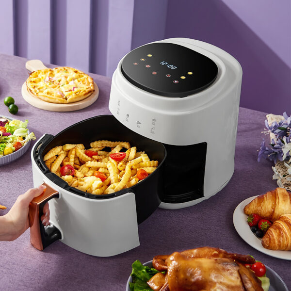 6L Digital Air Fryer with Nonstick Basket - Custom Colors - Image 6