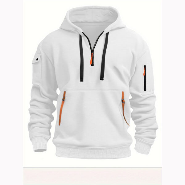 Men's Autumn Multi-Pocket Hoodie - High-Quality Streetwear - Image 7