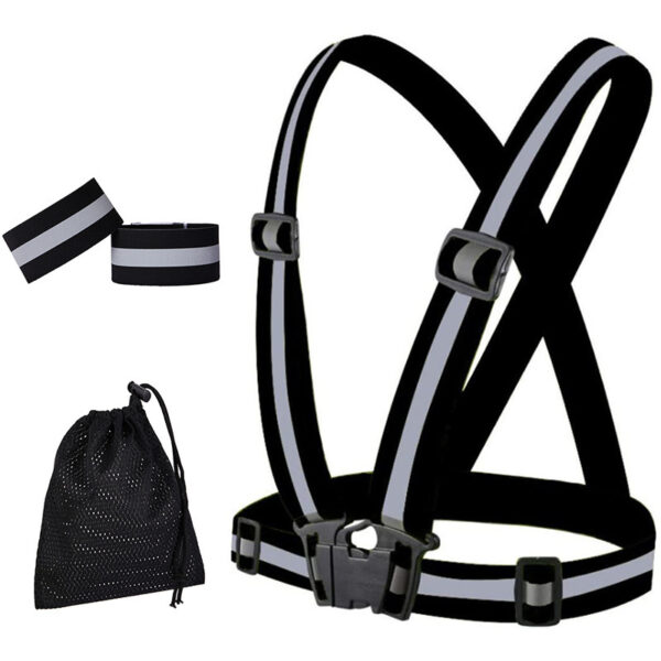 Custom Reflective Safety Vests for Night Running & Cycling - Image 4
