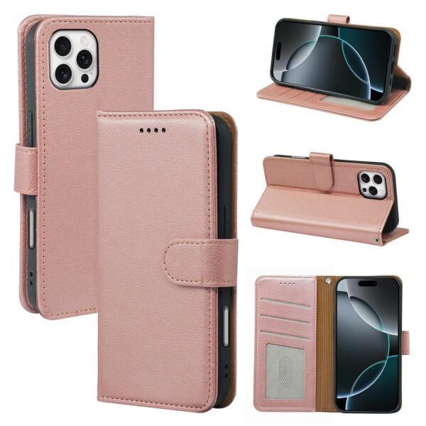 iPhone 15 Pro Max Leather Wallet Case - Flip Cover - Image 5
