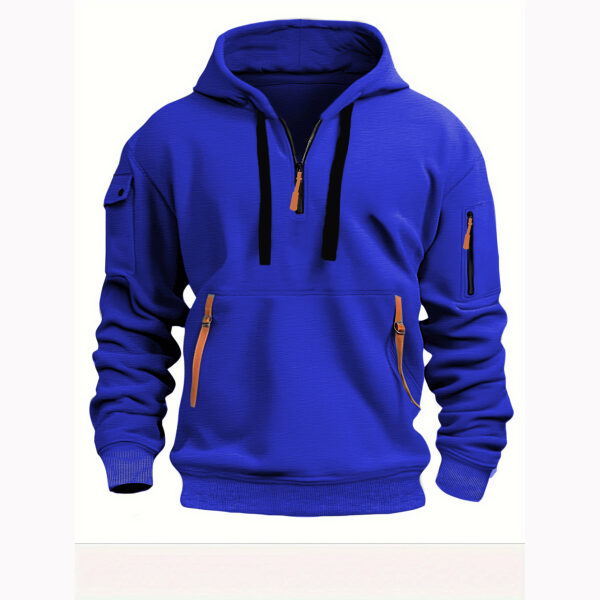 Men's Autumn Multi-Pocket Hoodie - High-Quality Streetwear - Image 4