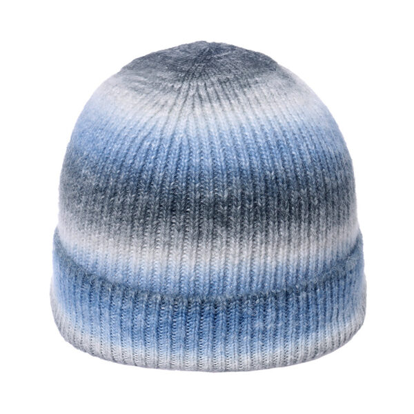Custom Logo Rainbow Cashmere Beanies - Trendy Winter Hat - Image 5