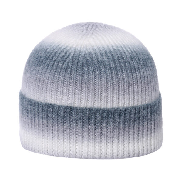 Custom Logo Rainbow Cashmere Beanies - Trendy Winter Hat - Image 6