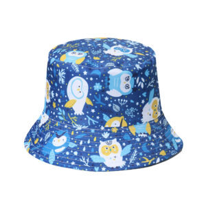 Patterned Bucket Hat with Custom Logo & Brand Label