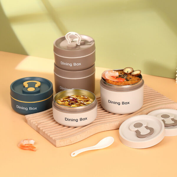 Kids Insulated Stainless Steel Bento Lunch Box - Image 4