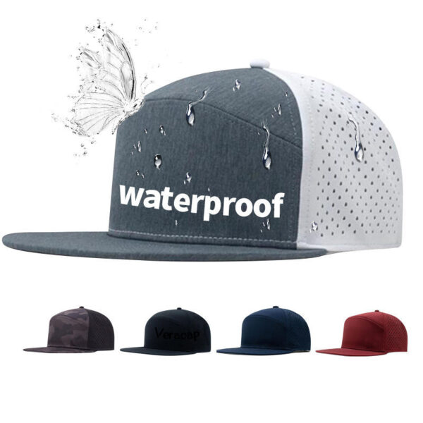 Custom Snapback Cap - Waterproof, Breathable Mesh Hat - Image 2