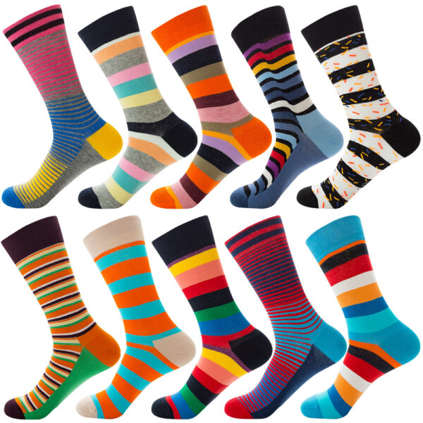 Custom Logo Men's Dress Socks - OEM Design - Image 5