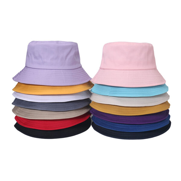 Custom Logo Cotton Fisherman Caps - Reversible Bucket Hat - Image 5