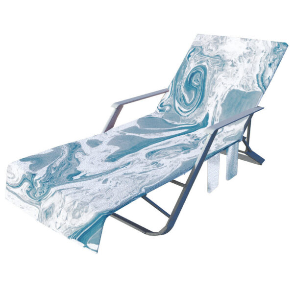 microfiber large lounge chair beach towel custom chair cover - Image 6