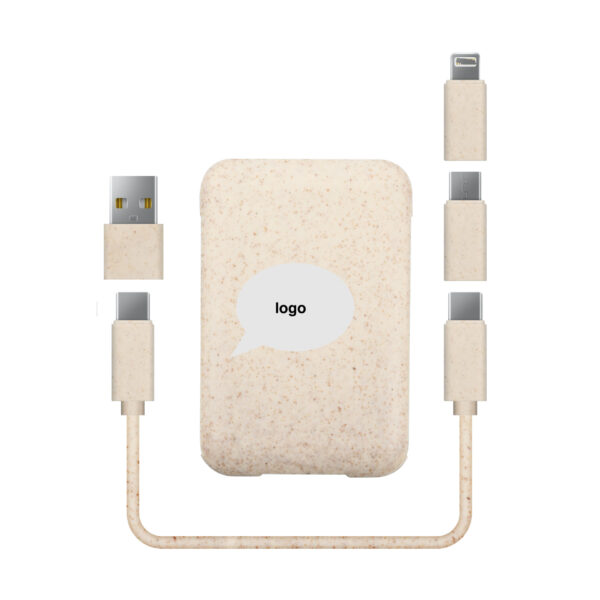 Eco-Friendly 6-in-1 USB Cable Organizer for Mobile Phones - Image 3