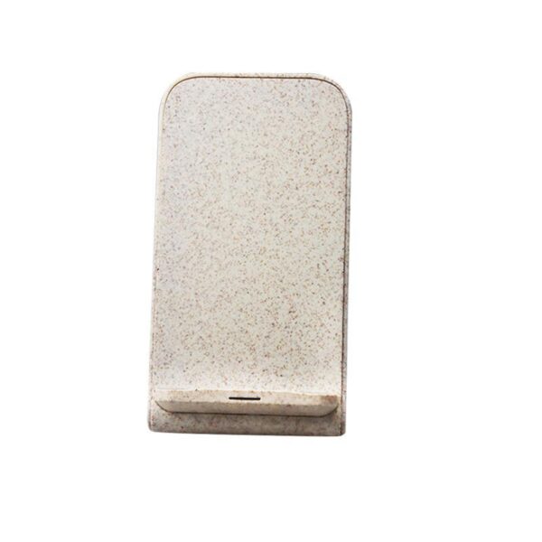 Wheat Straw Phone Stand - 5W/10W Wireless Charger - Image 6