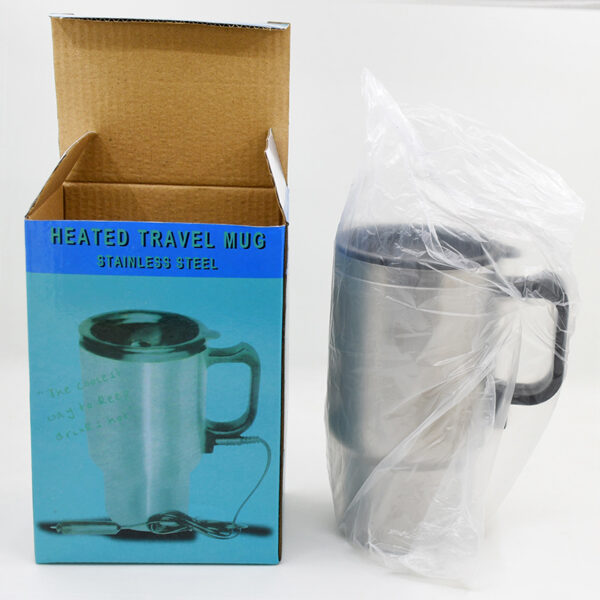 Stainless Steel Car Coffee Warmer - 450ML, Smart Control, Vacuum Flask - Image 2