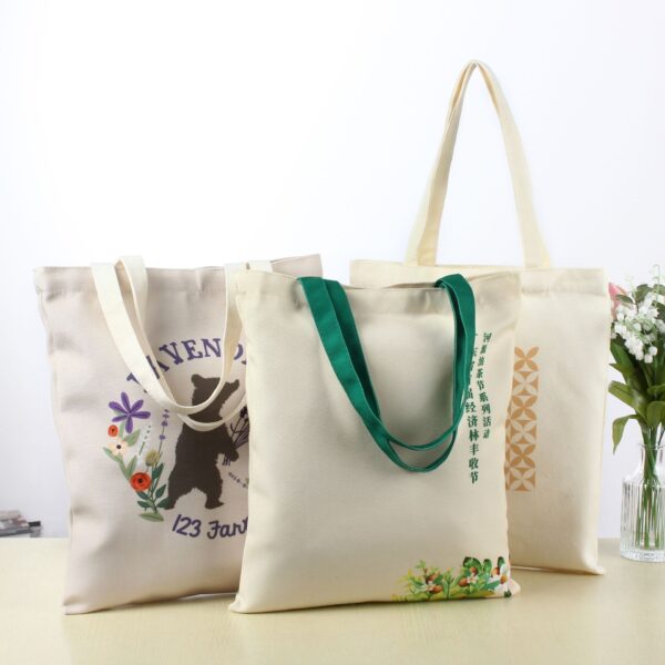 Direct Large Capacity Custom Canvas Shopping Bags - Image 2