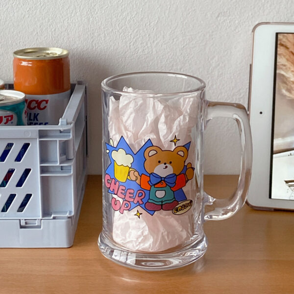 Hot Sale Glass Mug Milk Coffee Juice Water Mug Home Restaurant Hotel Party - Image 5