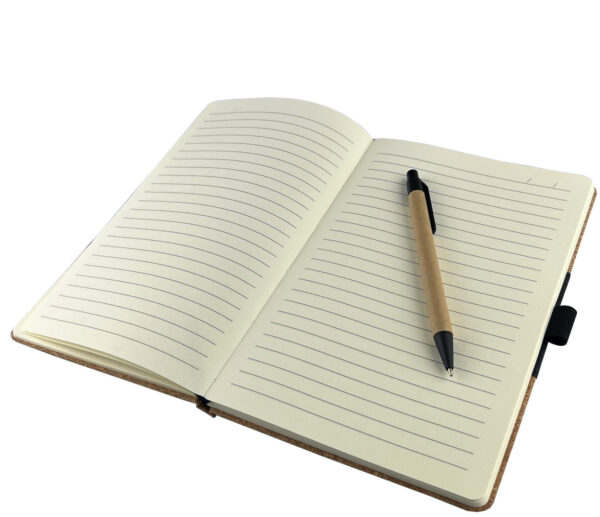 Eco-Friendly Cork Diary Notebook Set - Image 3