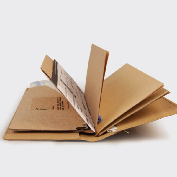 Washable Kraft Passport Holder - DuPont Paper, Ticket Case, Card Bag Set - Image 4