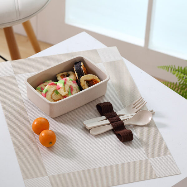 Bamboo Bento Box - Portable, Sealed Lunch Container - Image 4