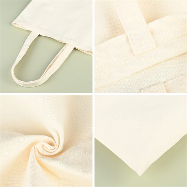 Custom Logo Recyclable Canvas Tote Bags - Image 5