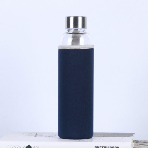 Airtight Glass Water Bottles - Nylon Sleeves, Hot/Cold Drinks - Image 6