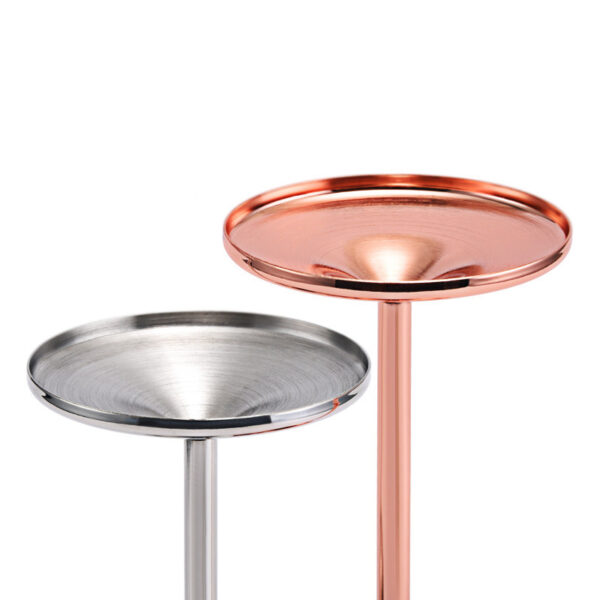 Gold & Silver Brass Goblet Wine Glass - Modern - Image 3