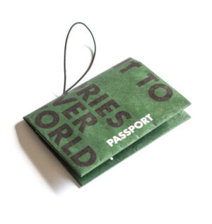 Dupont Paper Mask - Waterproof, Logo Print, Passport/Ticket/Card Bag