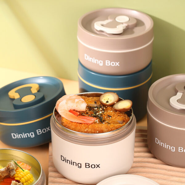 Kids Insulated Stainless Steel Bento Lunch Box - Image 2