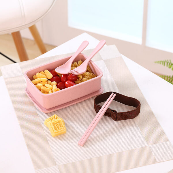 Bamboo Bento Box - Portable, Sealed Lunch Container - Image 2