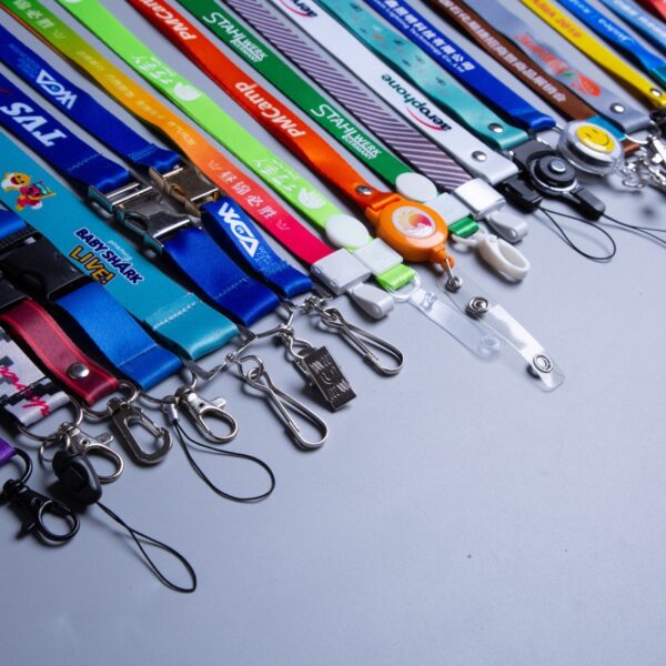 Custom Logo Polyester Lanyards - Event ID Card Holders - Image 4