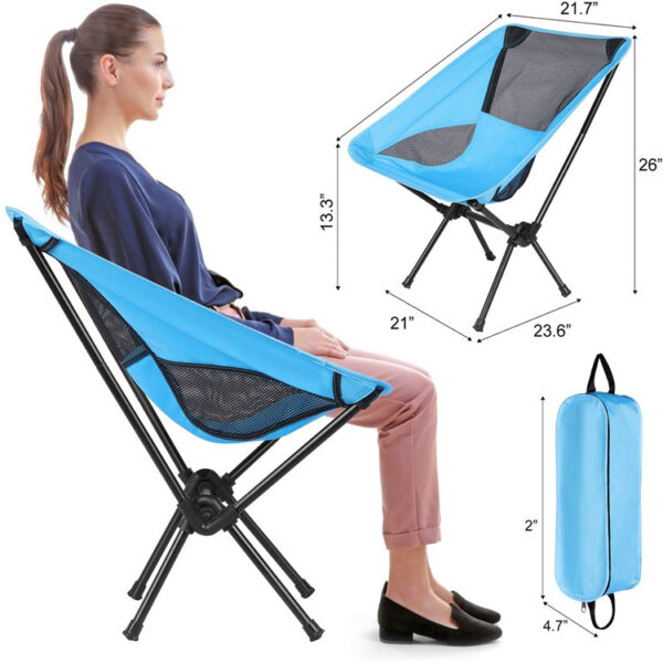 Lightweight Folding Moon Chair - Outdoor Portable OEM Logo - Image 5