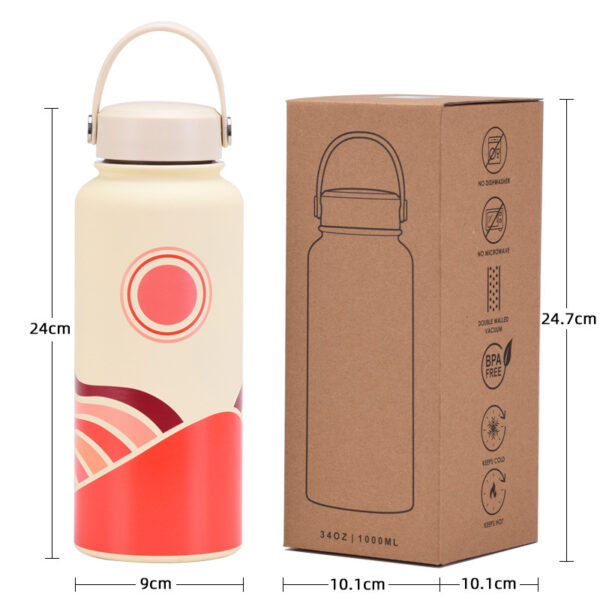 Colorful Flower Stainless Steel Drinkware Set - Image 6