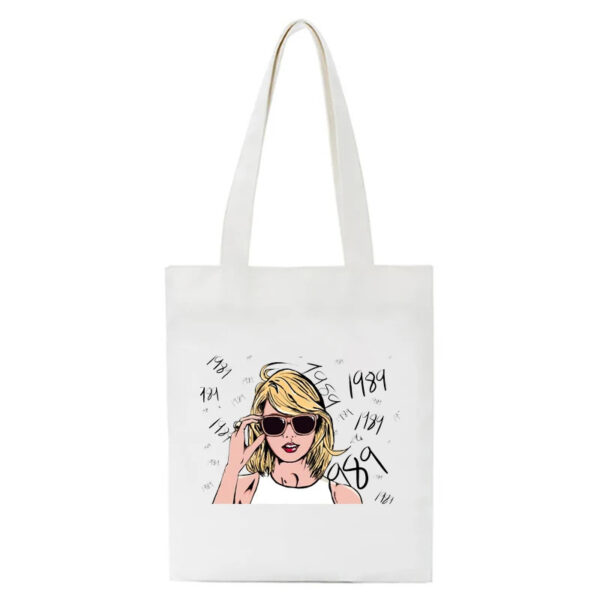 Large Reusable Canvas Shopping Tote Bag