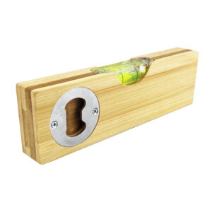 Hot Sale Bamboo Material Mini Level With Bottle Opener