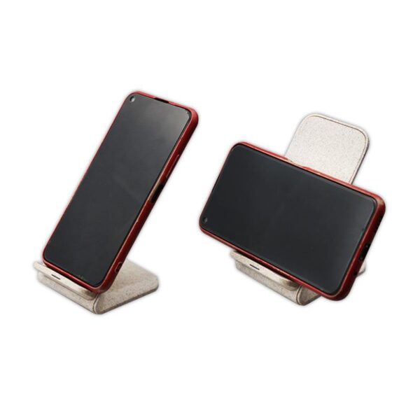 Wheat Straw Phone Stand - 5W/10W Wireless Charger - Image 5
