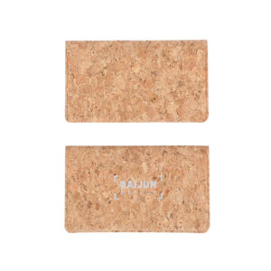 Cork Leather Card Bag - Anti-Scan, Travel Gift, Promotional Ad
