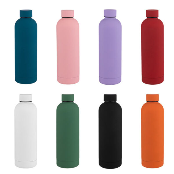 Double Wall Stainless Steel Tumbler - 500ml Insulated Water Bottle - Image 2