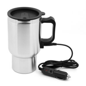 Stainless Steel Car Coffee Warmer - 450ML, Smart Control, Vacuum Flask