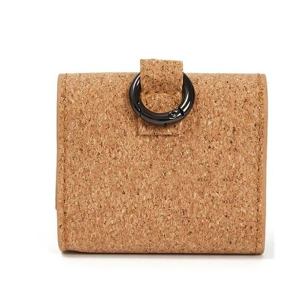 Eco Cork Earphone Case - Vintage, Bluetooth Headphone Pouch, Waist Buckle - Image 5