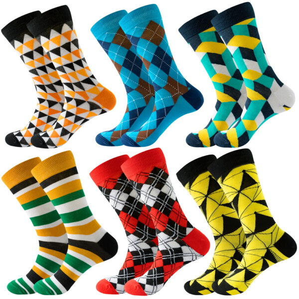 Custom Logo Men's Dress Socks - OEM Design - Image 2