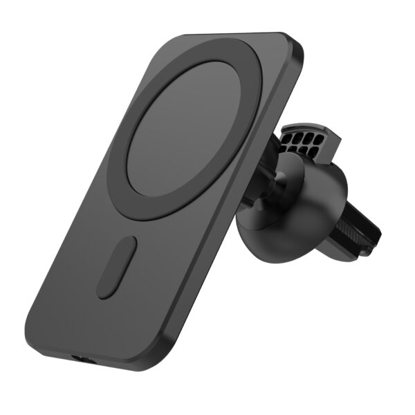 Mini RGB Magnetic Car Phone Mount & Wireless Charger - Image 3