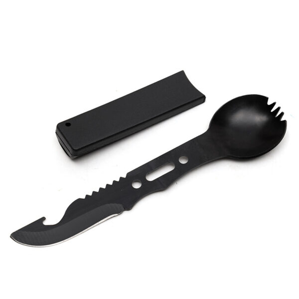 Camping Multi-Tool Spoon - Screwdriver & Bottle Opener - Image 3