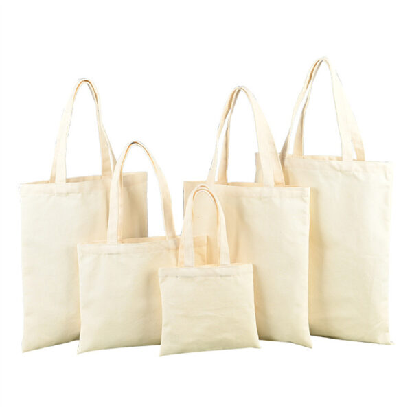 Custom Logo Recyclable Canvas Tote Bags - Image 3